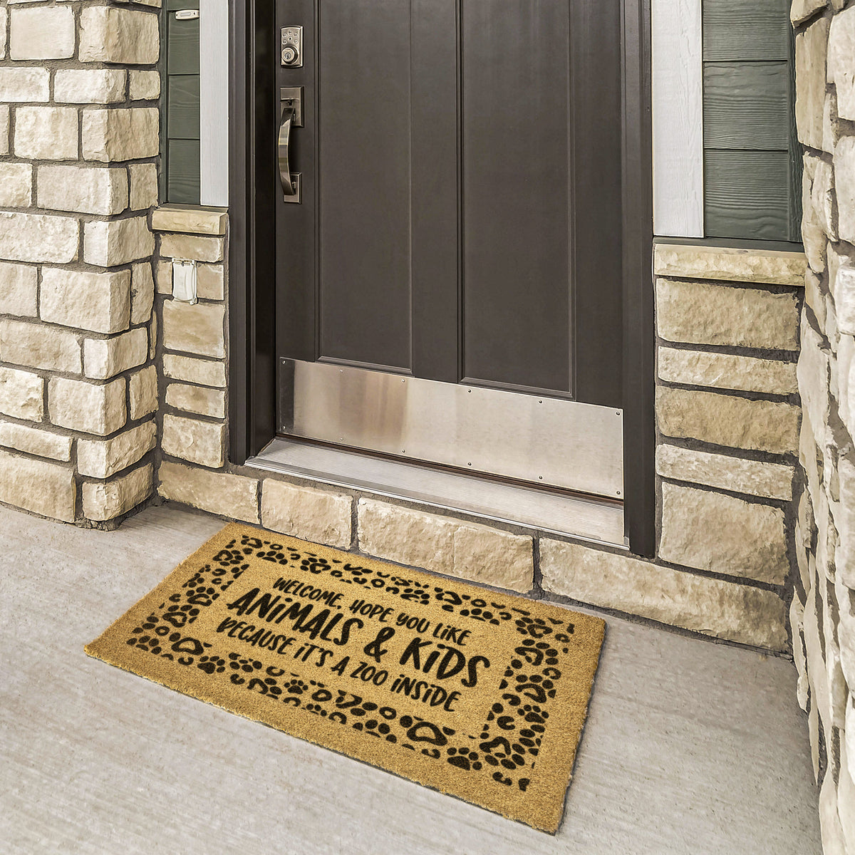 Hope You Like Animals & Kids, Door mat, Funny Doormat, Wedding Gift, H ousewarming gift, Home Doormat, Welcome mat, closing gift