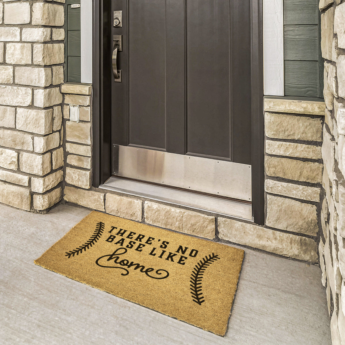 There's No Base Like Home Baseball Doormat, Baseball Home Decor, S ports Mom Decor, Gift for Mom, Housewarming Gift, Birthday Gift
