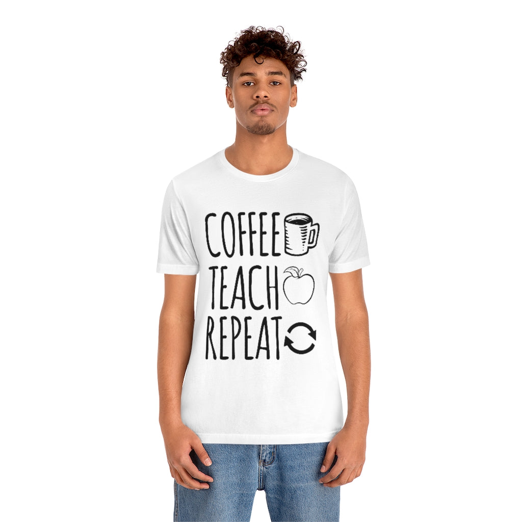 Coffee Teach Repeat Rae Dunn Inspired Unisex T-Shirt