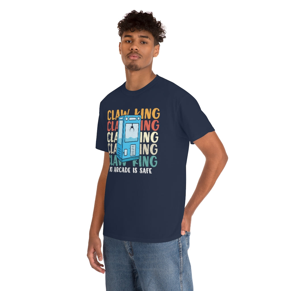 Claw King No Arcade is Safe Mens t-shirt