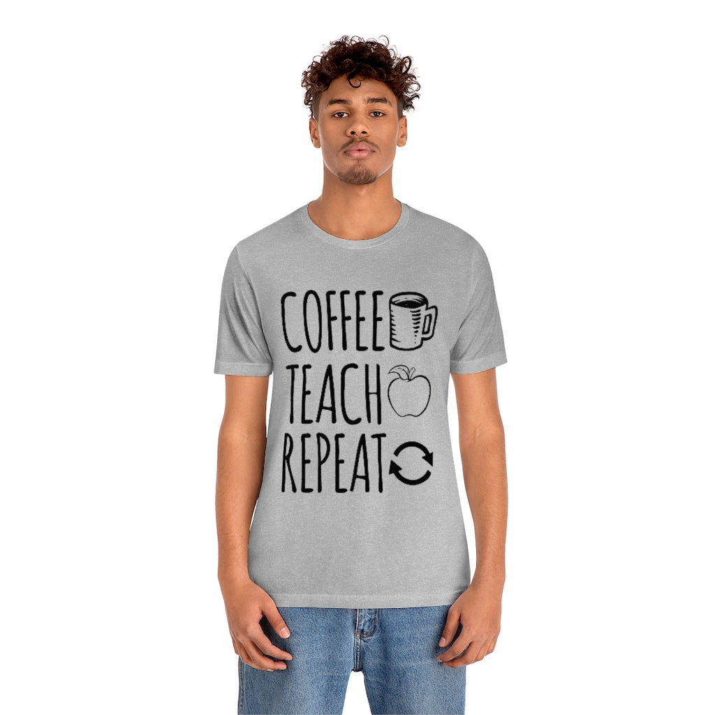 Coffee Teach Repeat Rae Dunn Inspired Unisex T-Shirt