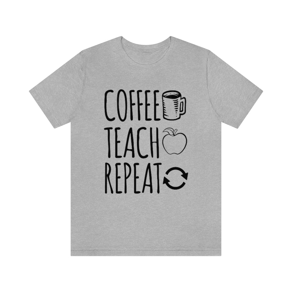 Coffee Teach Repeat Rae Dunn Inspired Unisex T-Shirt