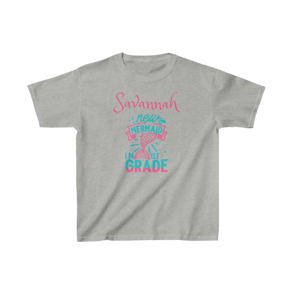 New Mermaid in First Grade Personalized t-shirt