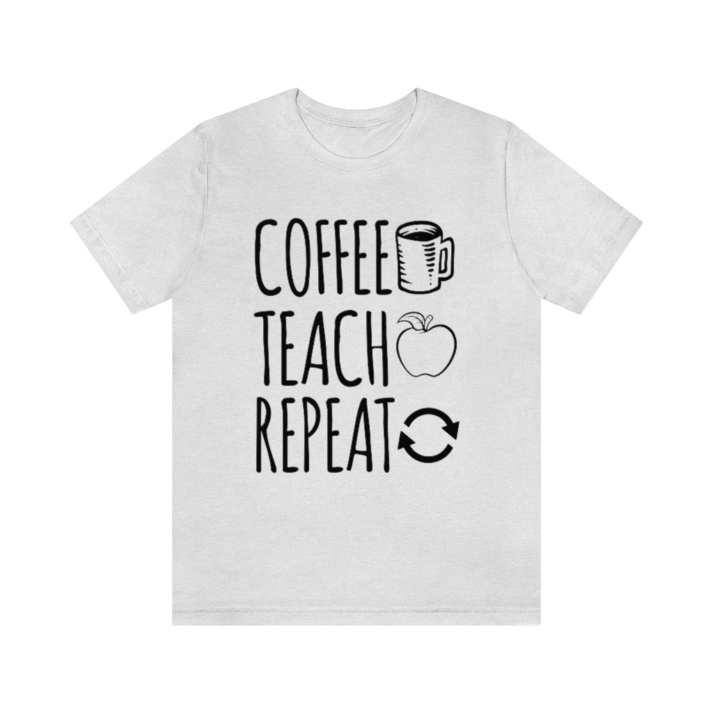 Coffee Teach Repeat Rae Dunn Inspired Unisex T-Shirt