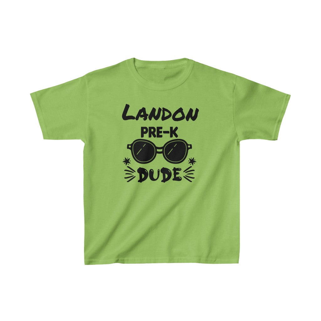Pre-k Dude Personallzed shirt for school