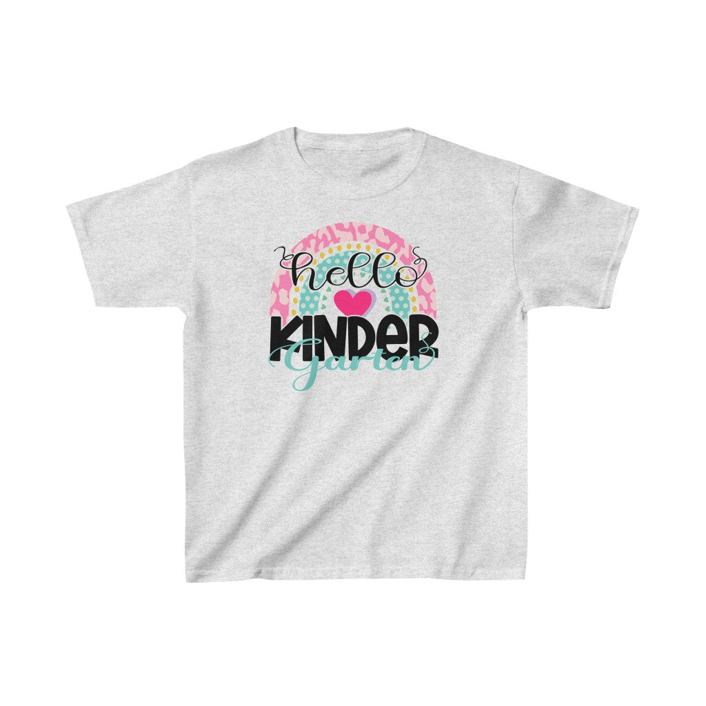 Hello Kindergarten Rainbow Back to School Kids Shirt