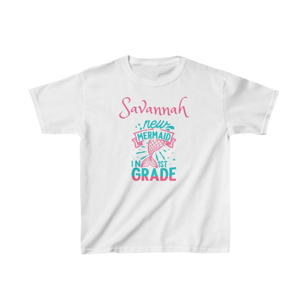 New Mermaid in First Grade Personalized t-shirt