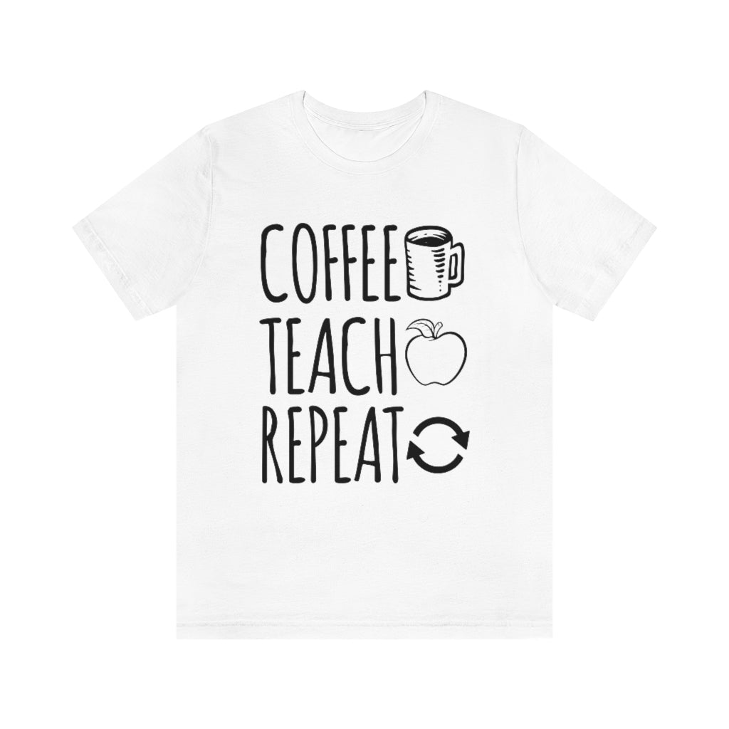 Coffee Teach Repeat Rae Dunn Inspired Unisex T-Shirt