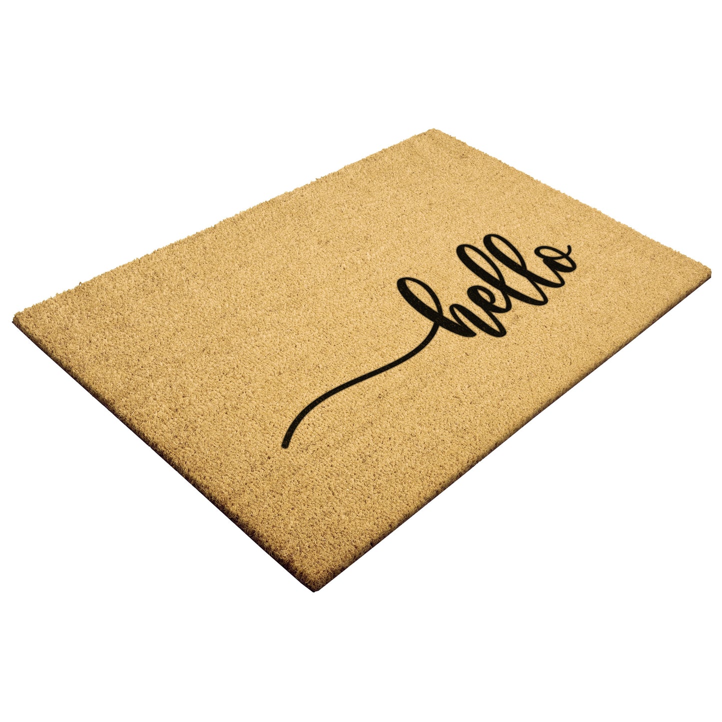 Hello Script Housewarming Gift, Hello Welcome Mat, Hello There Script Doormat, Coir Outdoor Welcome Mat, Custom Doormat, New Home