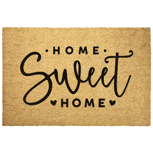 Home Sweet Home Doormat, Housewarming Gift, Wedding Gift, Custom Doormat, Closing Gift, Welcome Doormat, Front Door Mat