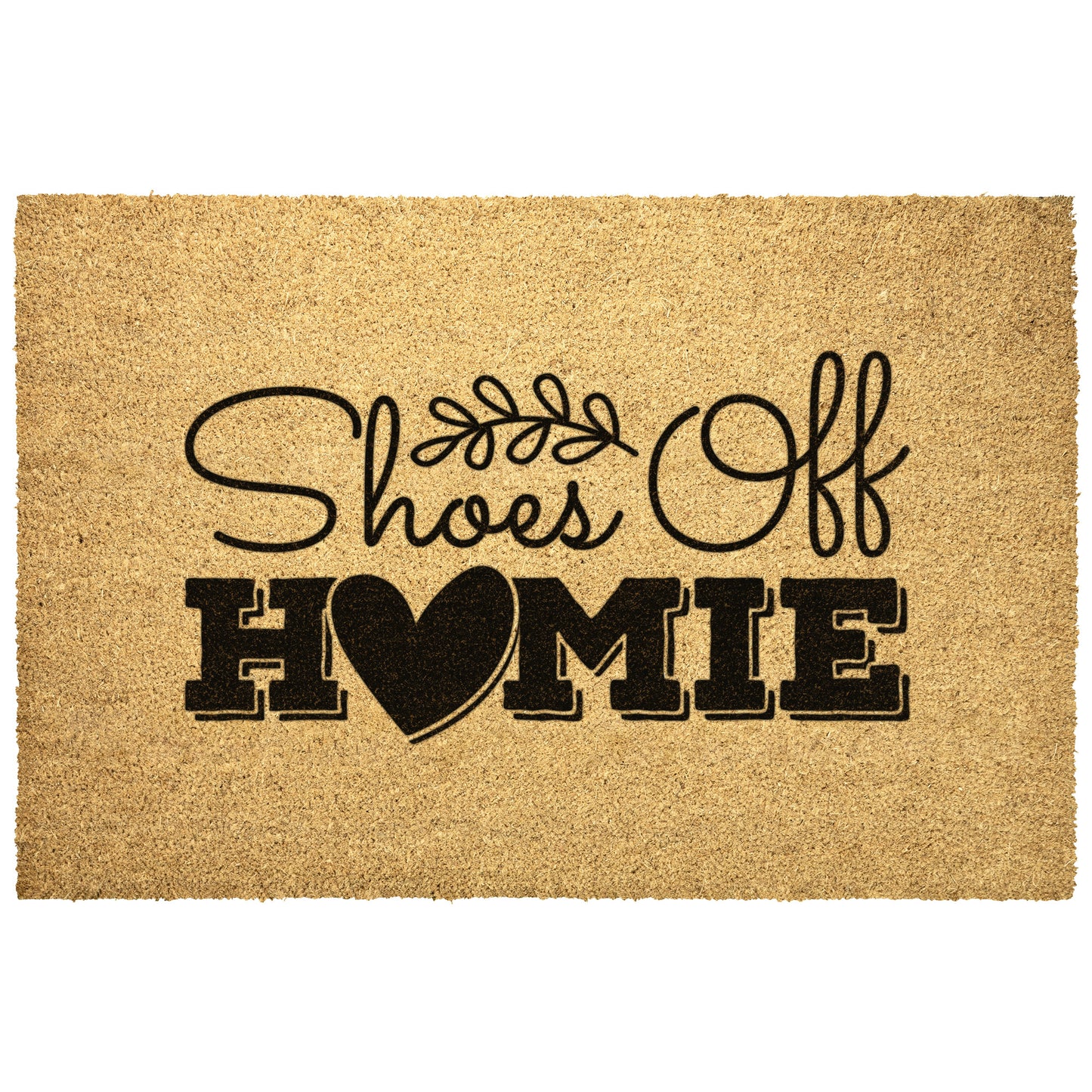 Homie Welcome Mat, Personalized Doormat, Shoes Off Doormat, Lose The Shoes, New Home Gift, Shoes Off Door Mat, Welcome Doormat