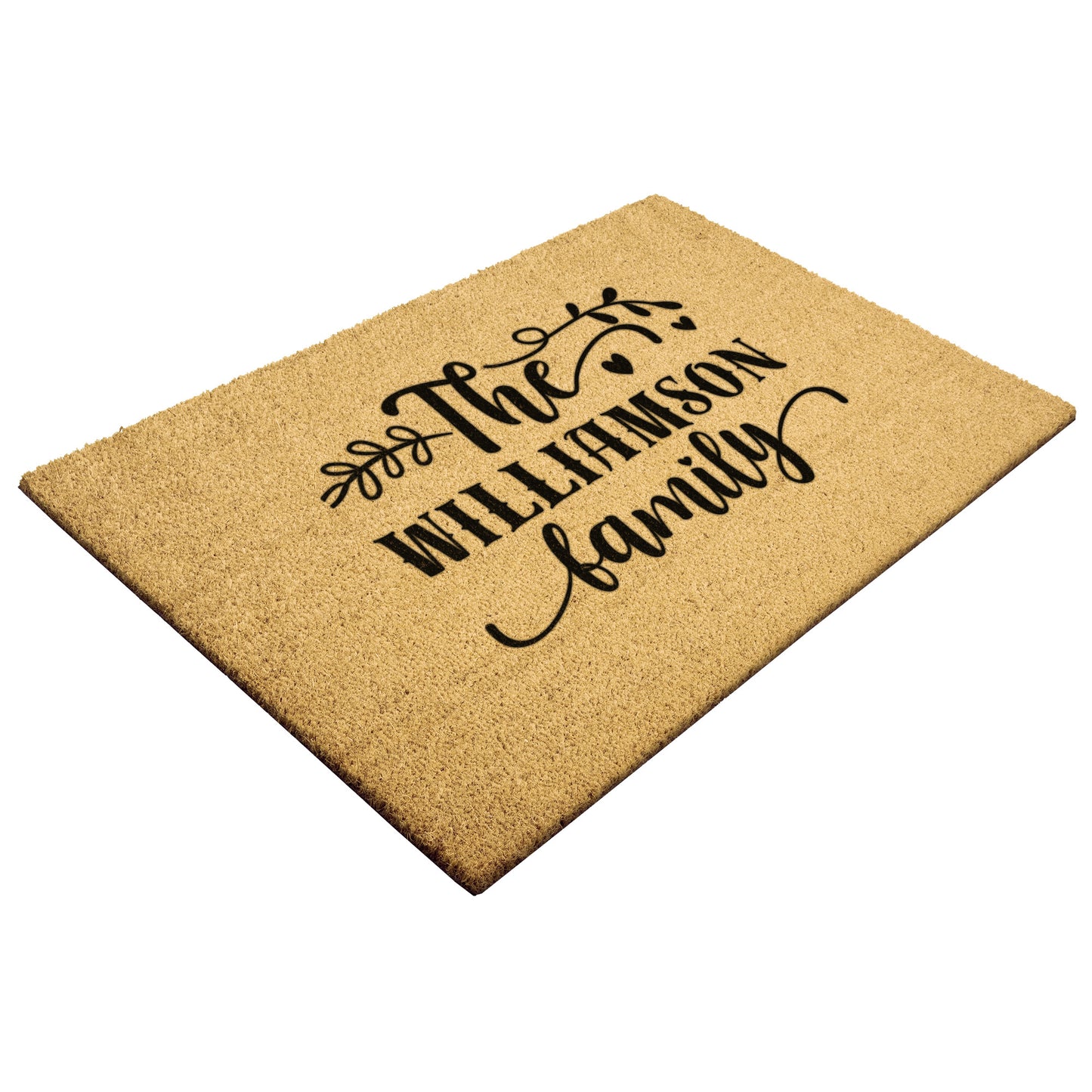 Personalized Family Doormat with Custom Last Name, Birthday Gift, New Home Gift, Front Door Custom Welcome Mat, Welcome Door Mat, Home Decor, Housewarming Gift