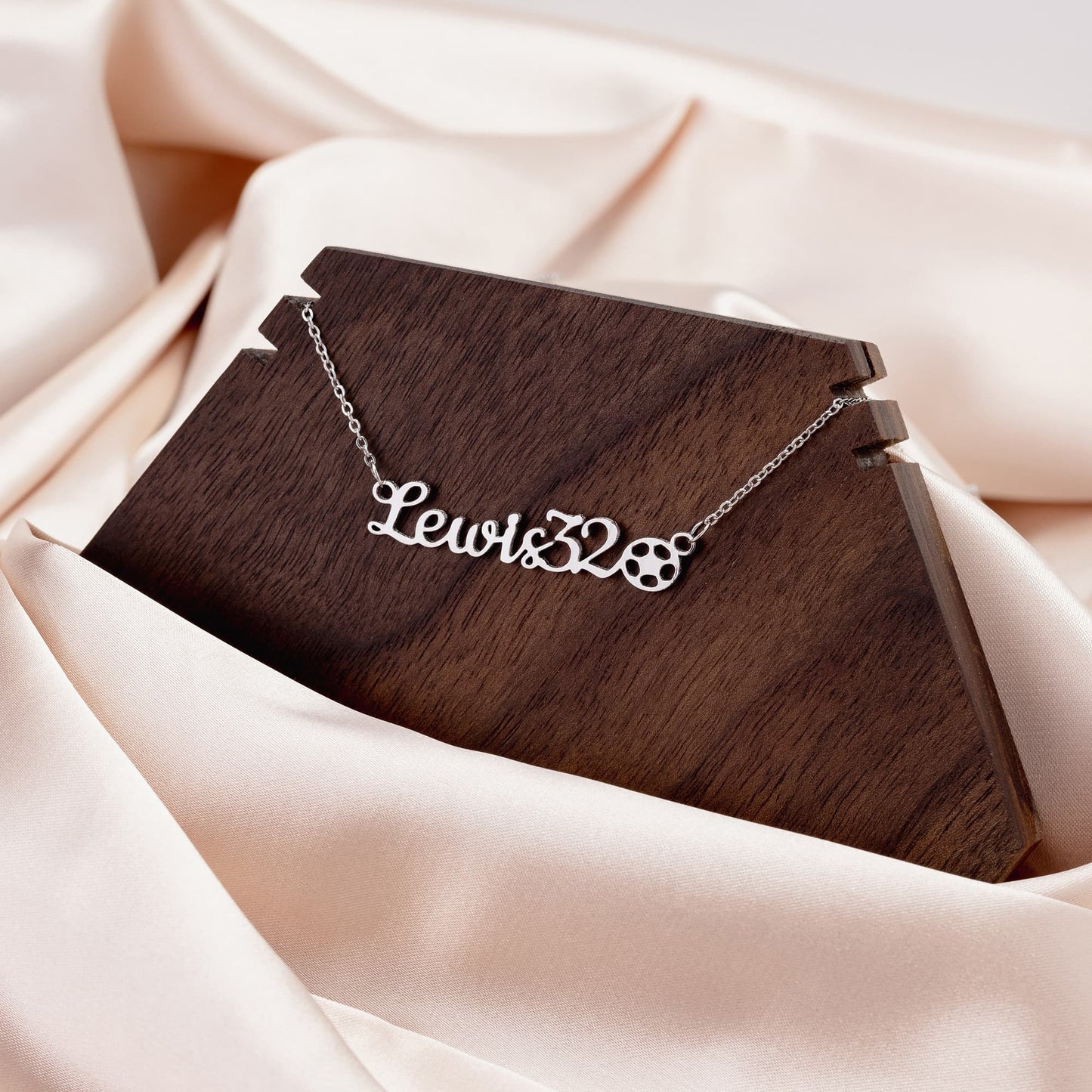 Sports Mom Necklace with Custom Name, Sports Grandma, Mother's Day gift, Personalized Jewelry For Sports Athlete, Mom Gift