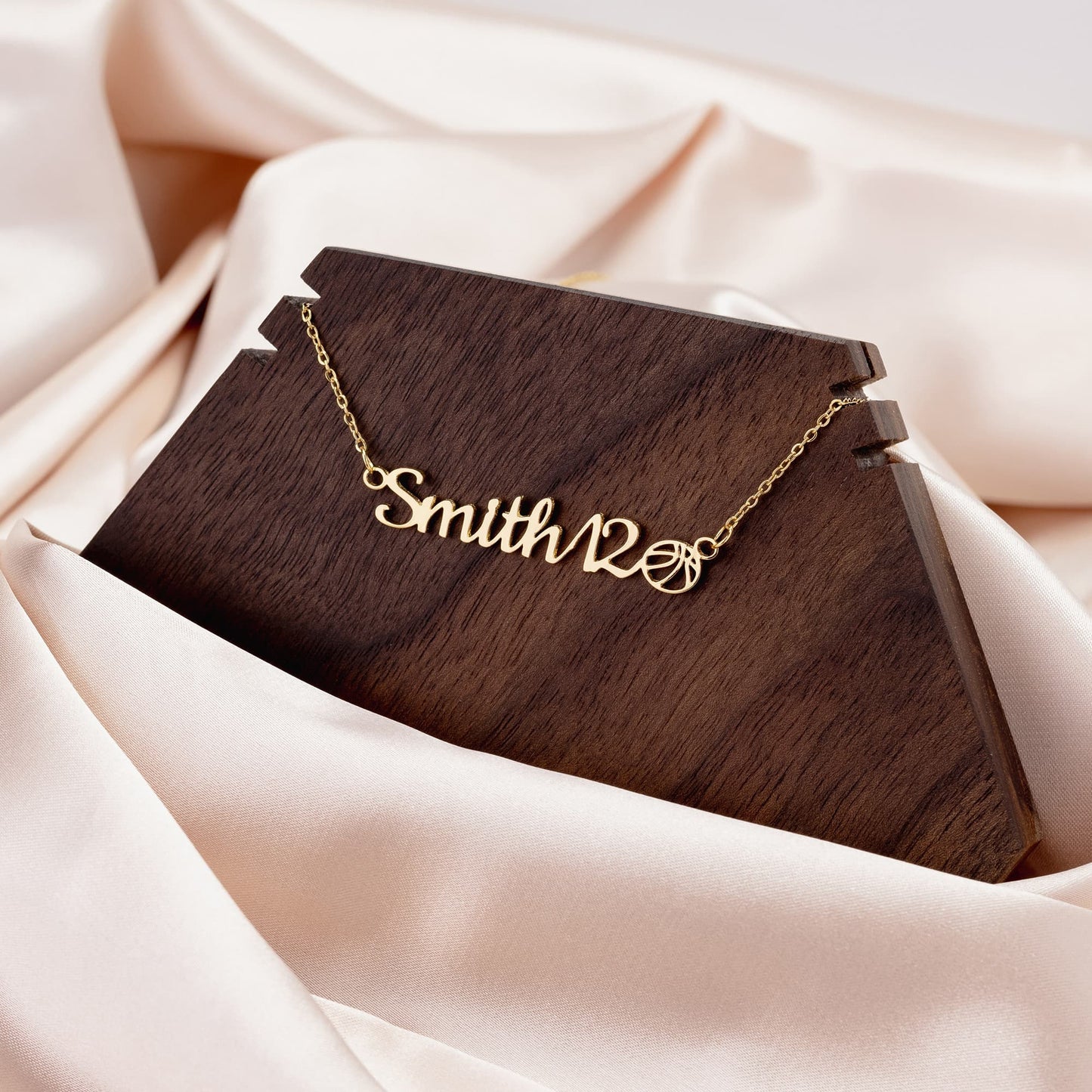 Sports Mom Necklace with Custom Name, Sports Grandma, Mother's Day gift, Personalized Jewelry For Sports Athlete, Mom Gift