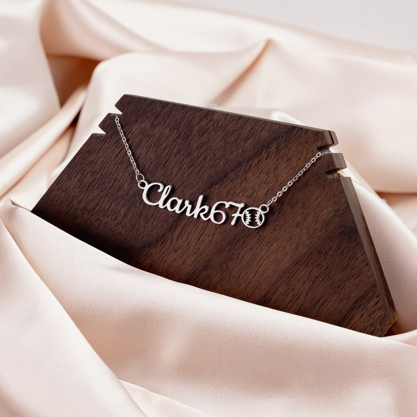 Sports Mom Necklace with Custom Name, Sports Grandma, Mother's Day gift, Personalized Jewelry For Sports Athlete, Mom Gift