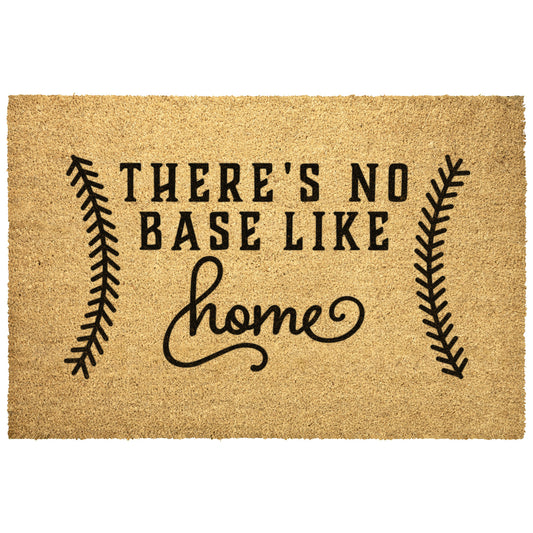 There's No Base Like Home Baseball Doormat, Baseball Home Decor, S ports Mom Decor, Gift for Mom, Housewarming Gift, Birthday Gift