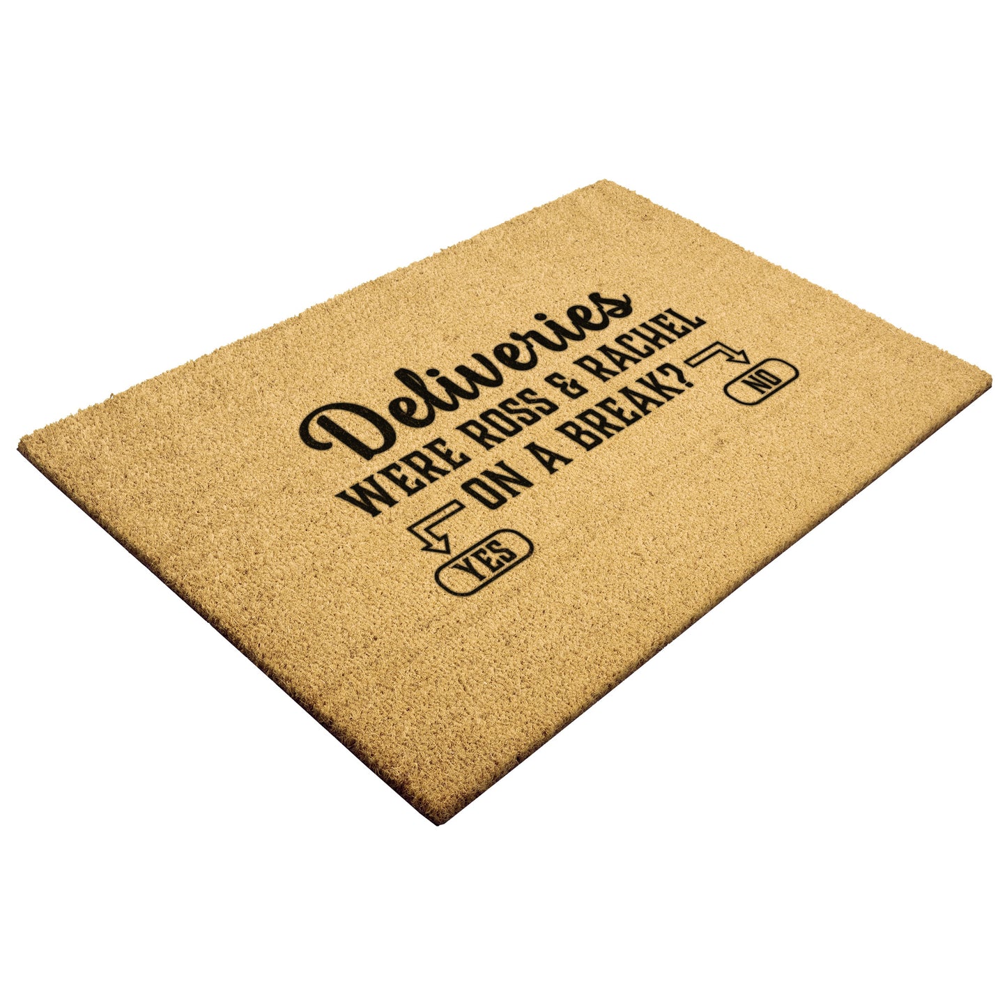 Were Ross and Rachel On A Break Doormat, Viral Friends Doormat, Cute d oormat, Friends Doormat, Home Decor, doormats, welcome mat, doormat