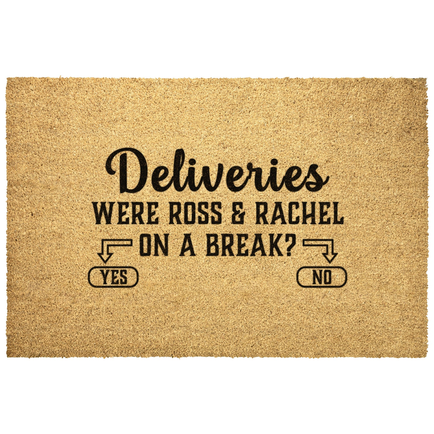 Were Ross and Rachel On A Break Doormat, Viral Friends Doormat, Cute d oormat, Friends Doormat, Home Decor, doormats, welcome mat, doormat