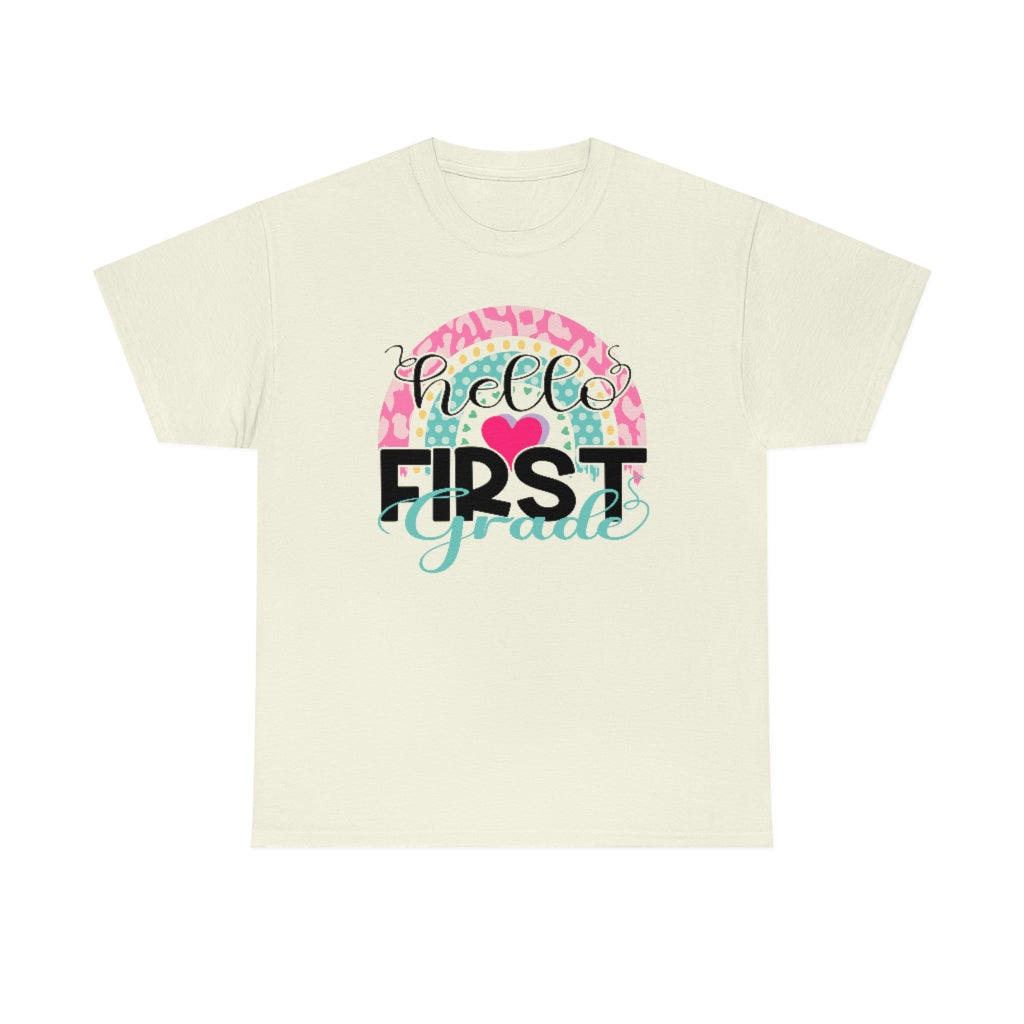 Hello First Grade Shirt Teacher Team