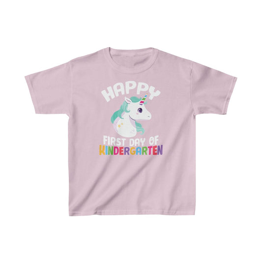 Happy First Day of Kindergarten Unicorn shirt for back to school