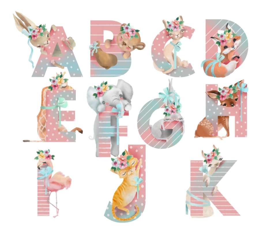 Alphabet Animal Monogram Toddler Dress
