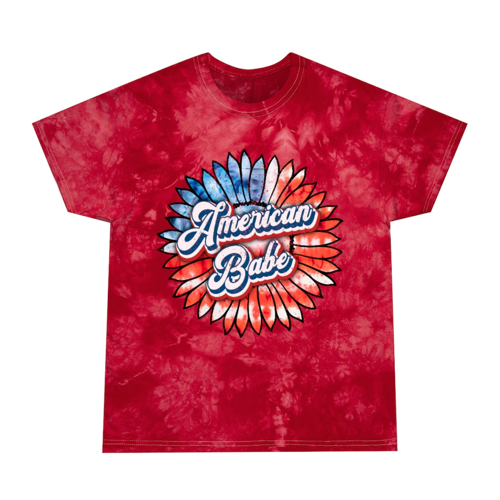 American Babe Patriotic Tie-Dye T-shirt