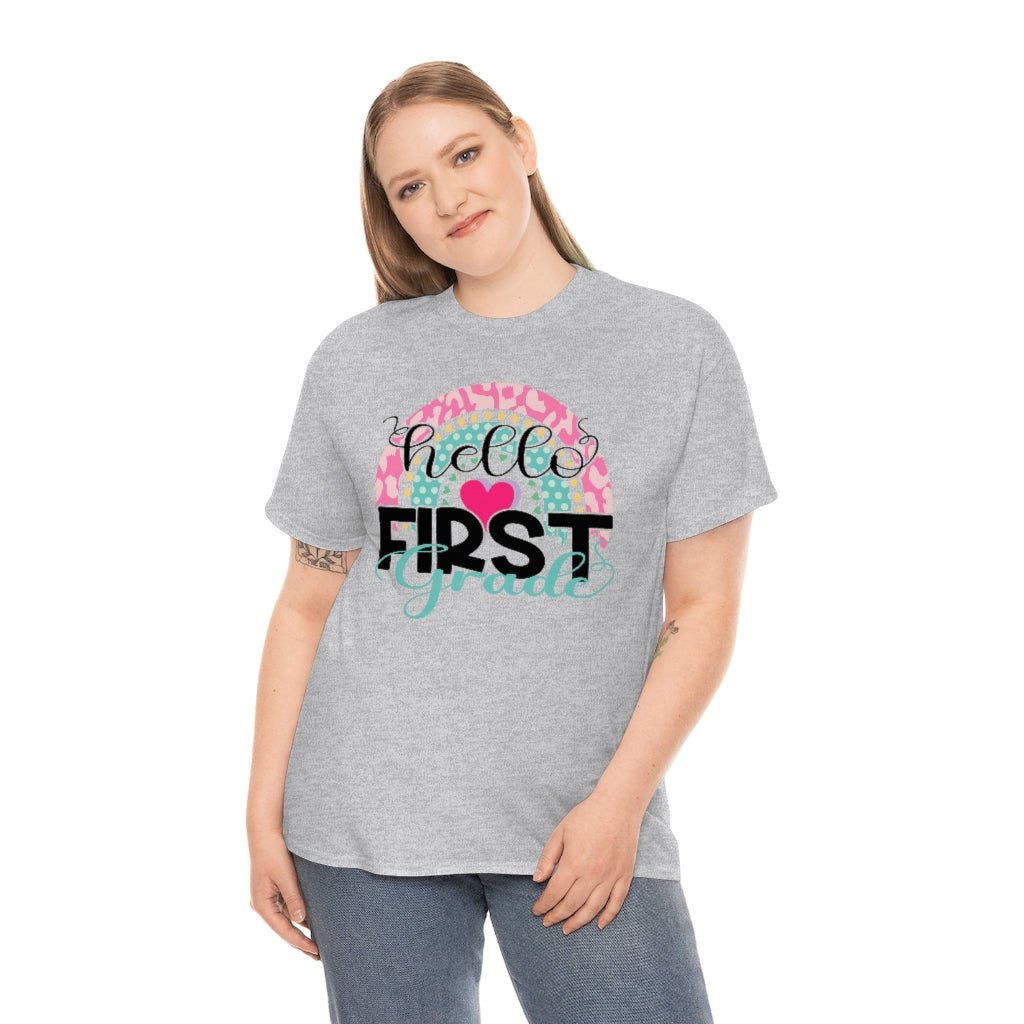 Hello First Grade Shirt Teacher Team
