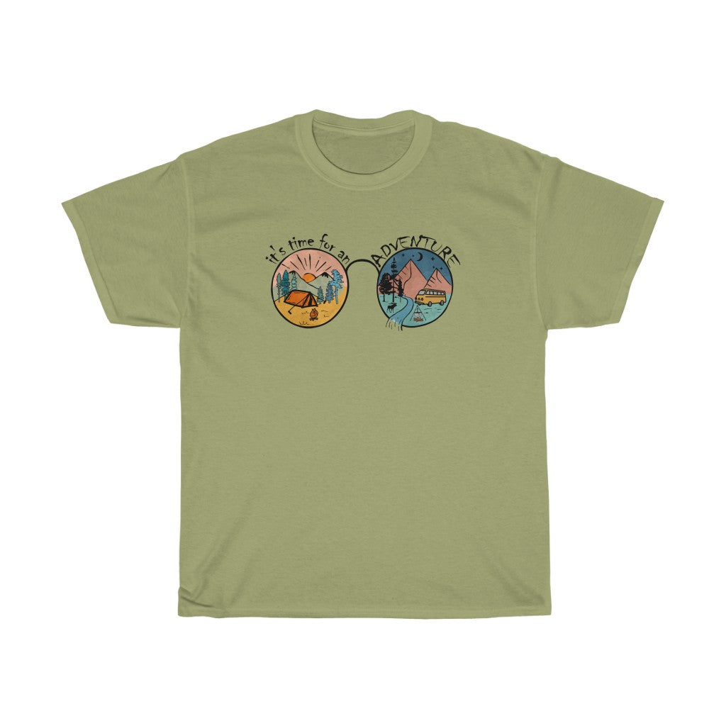 It's Time for an Adventure Heavy Cotton T-shirt