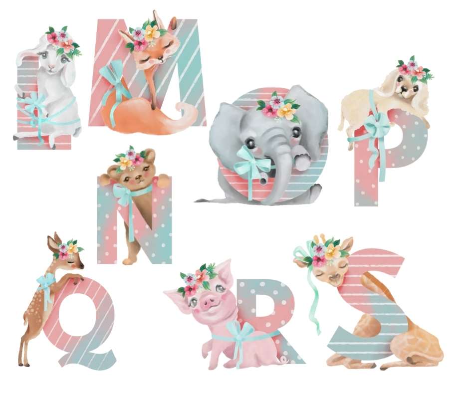 Alphabet Animal Monogram Toddler Dress
