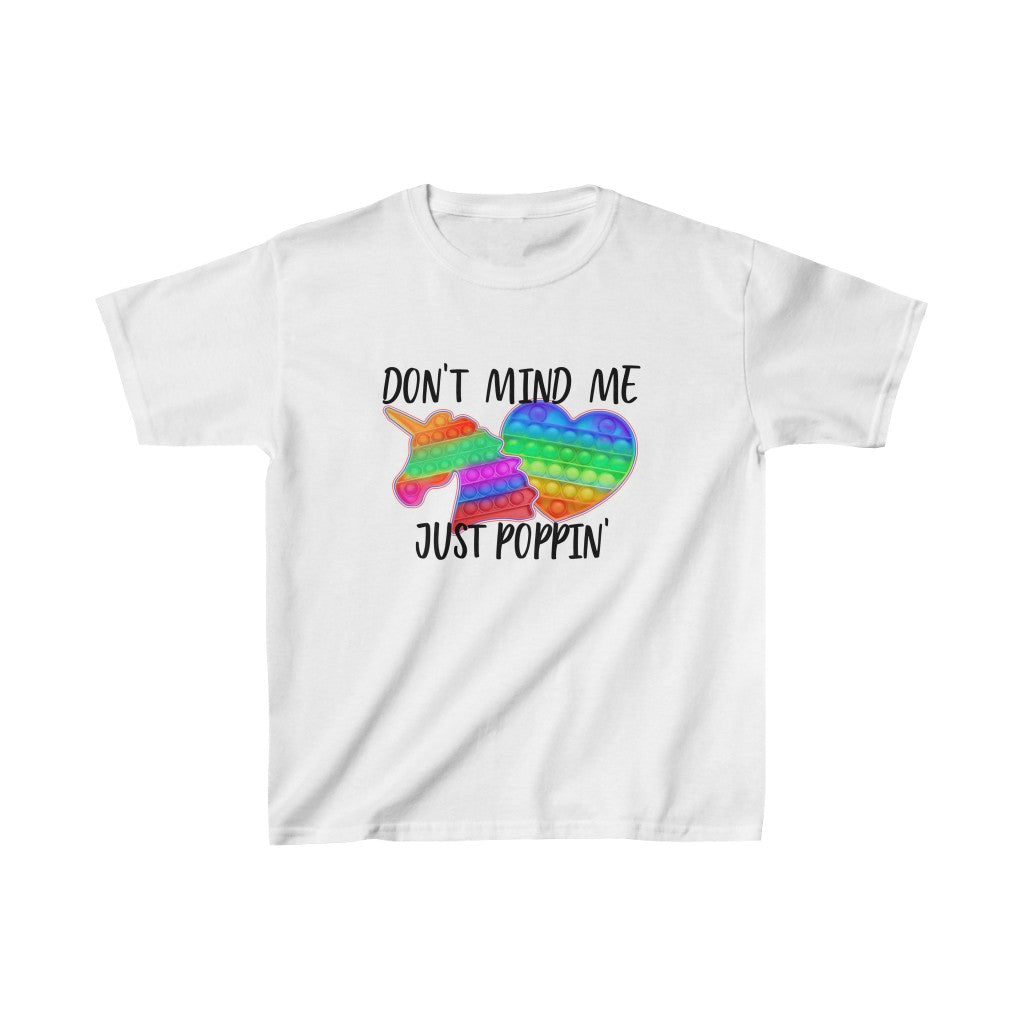 Don't mind Me Just Poppin' Funny Kid's T-shirt