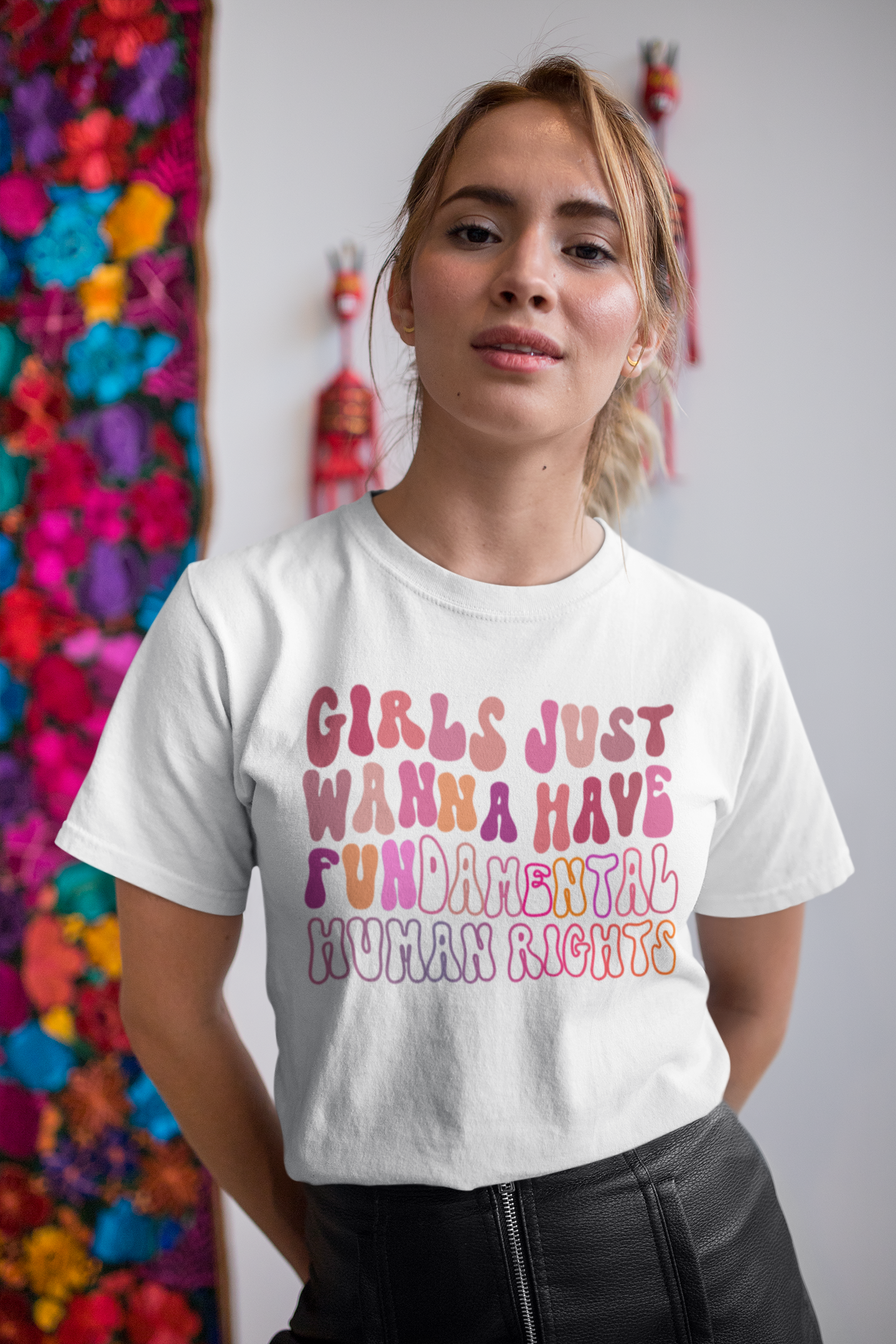 Girls Just Wanna Have FUNdamental Rights T-shirt