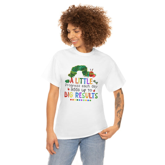 A Little Progress Each Day Adds Up to Big Results Shirt for Teachers, Back To School Shirt For Teacher, Teacher Life