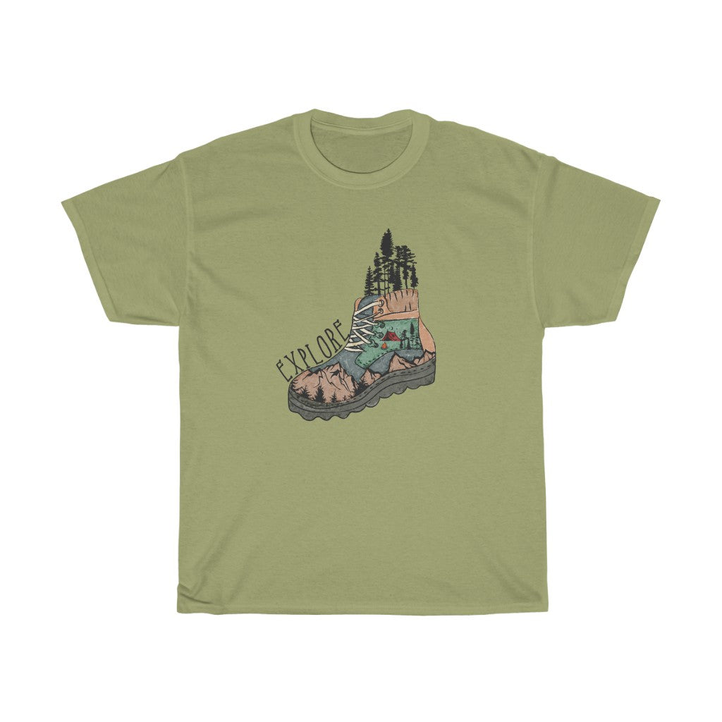 Explore Heavy Cotton Unisex T-shirt