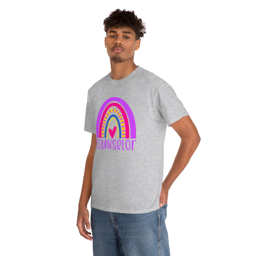 School Counselor Rainbow Shirt