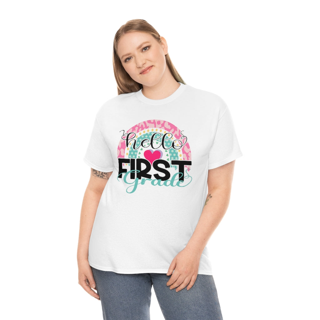 Hello First Grade Shirt Teacher Team