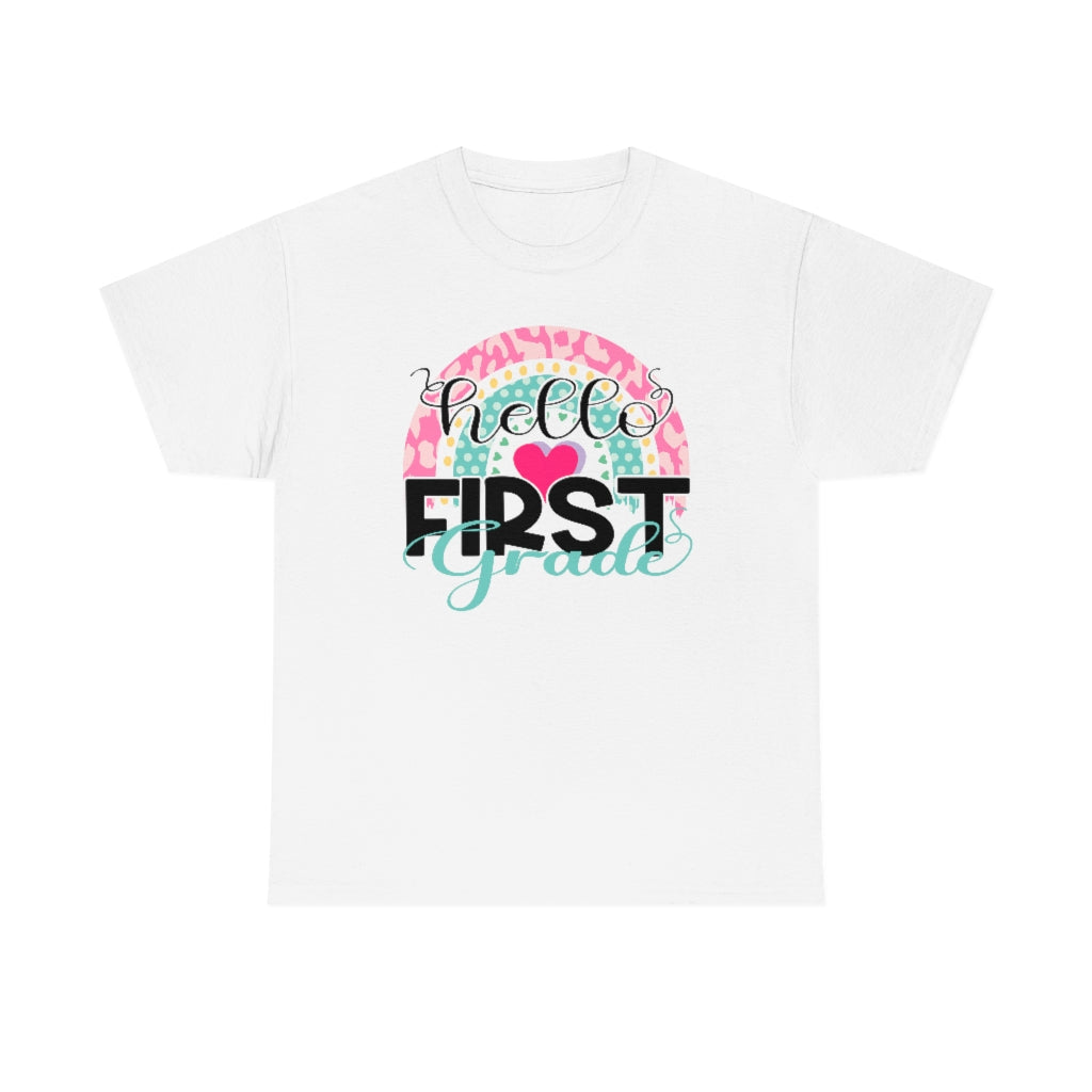 Hello First Grade Shirt Teacher Team