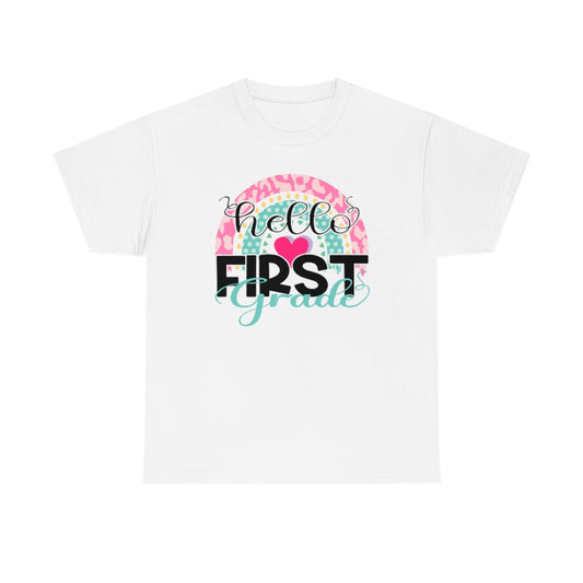 Hello First Grade Shirt Teacher Team
