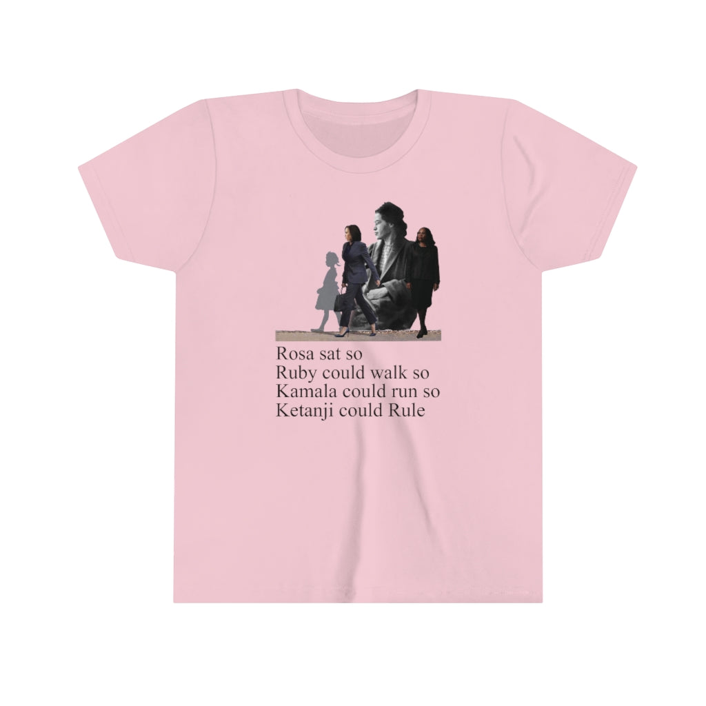 Rosa Sat Ruby Walked Kamala Ran so Ketanji could Rule Child's T-Shirt