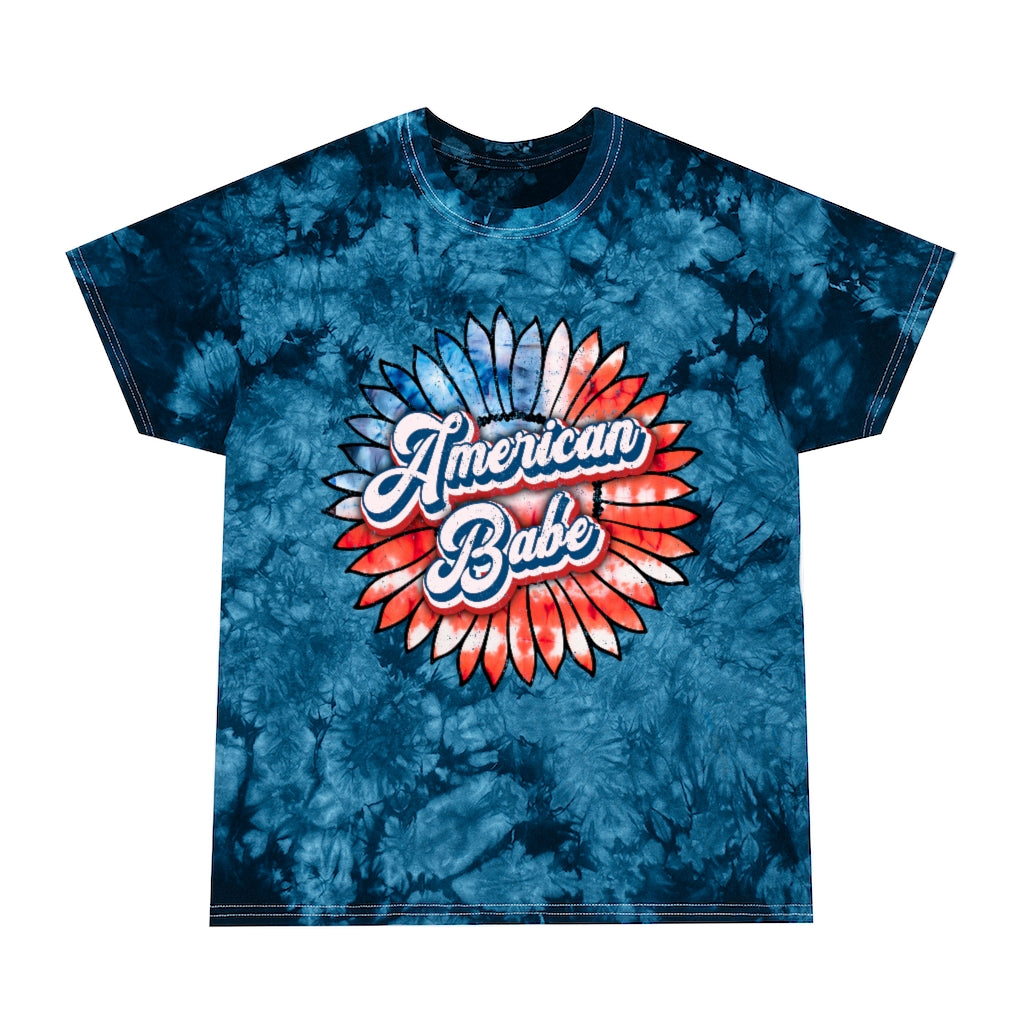 American Babe Patriotic Tie-Dye T-shirt