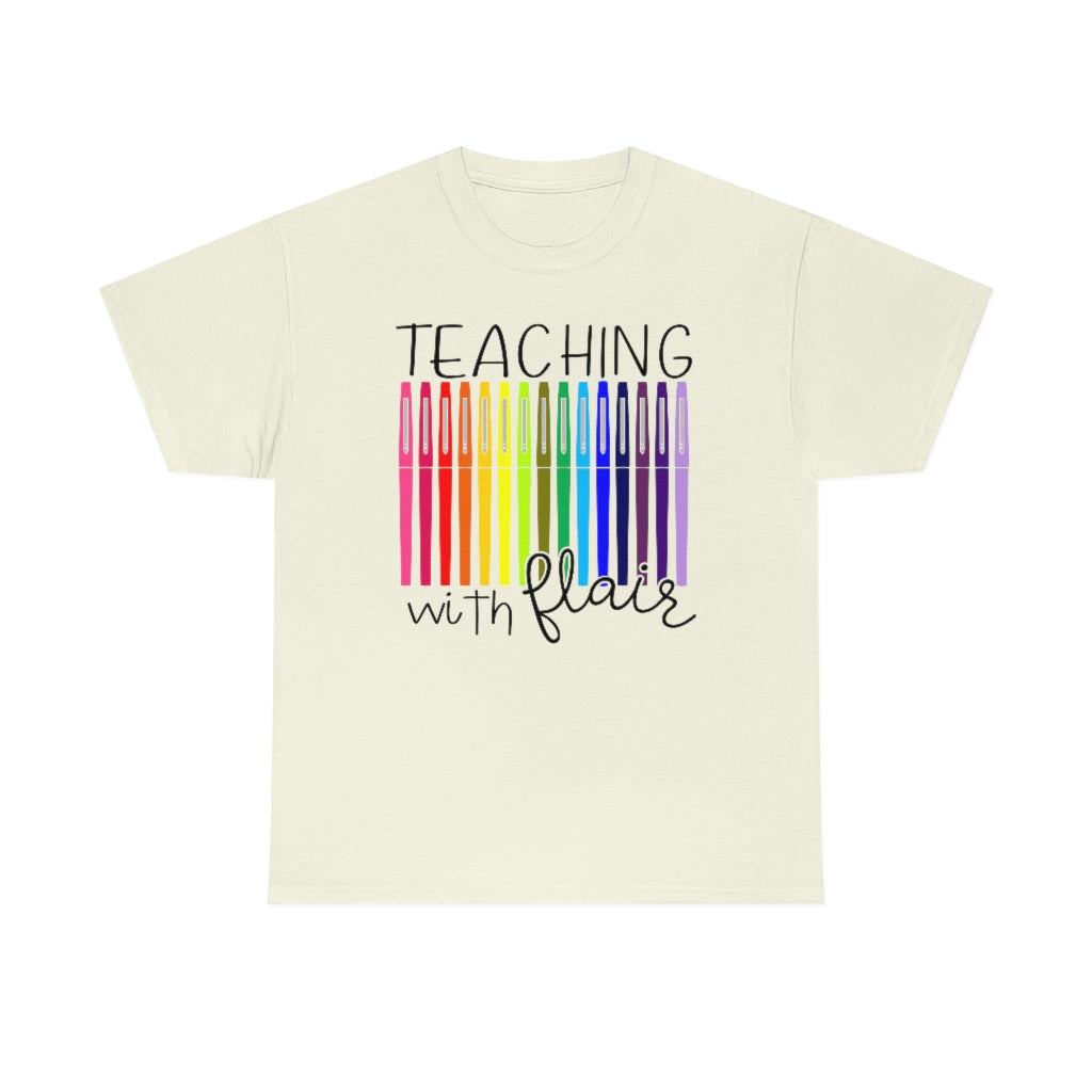 Teaching with Flair Teacher T-shirt