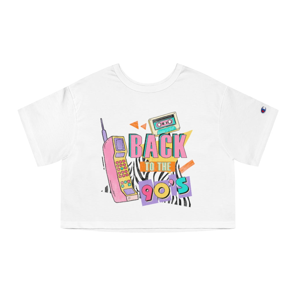 Back To 90s Retro Cropped T-shirt
