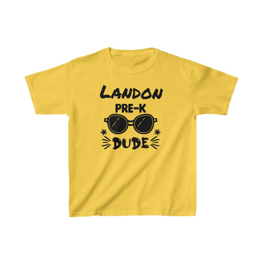 Pre-k Dude Personallzed shirt for school