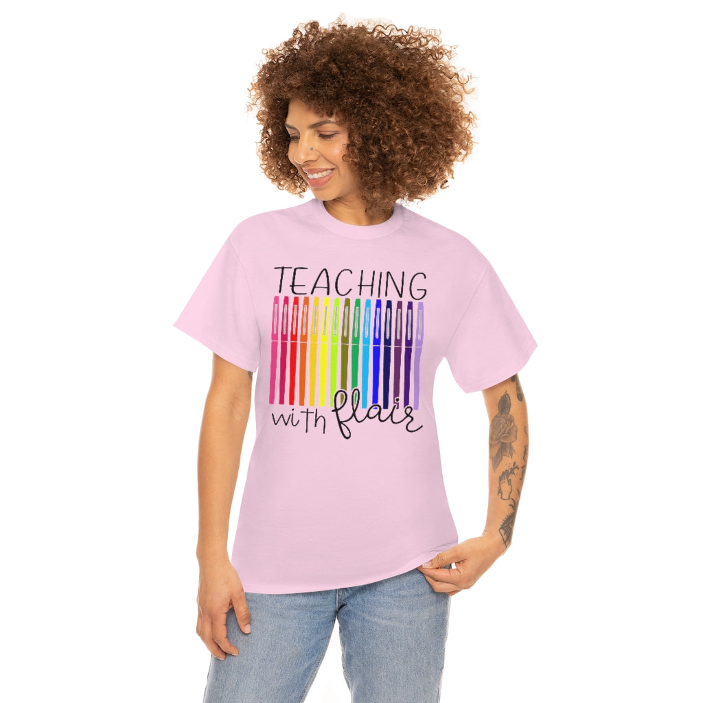 Teaching with Flair Teacher T-shirt