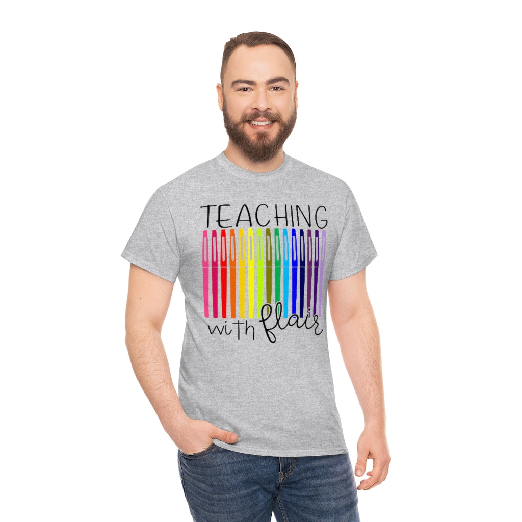 Teaching with Flair Teacher T-shirt