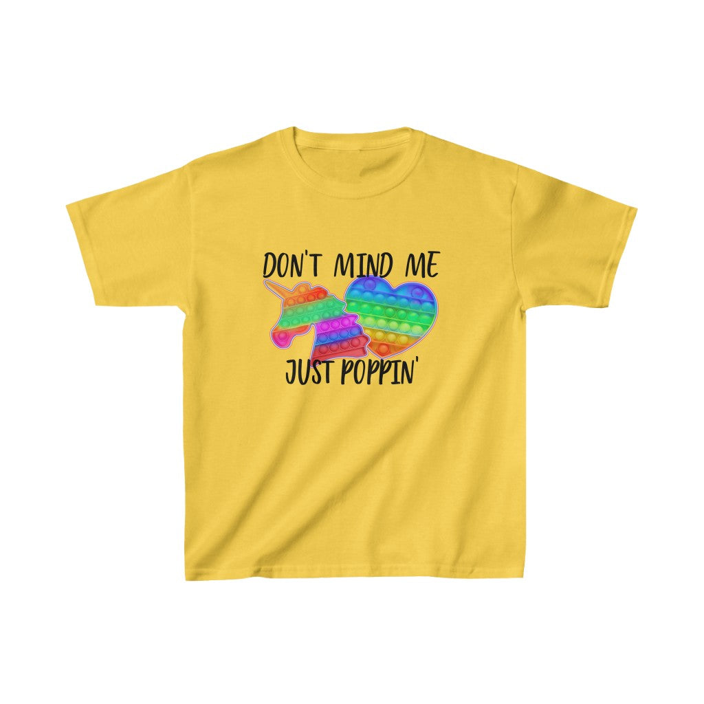 Don't mind Me Just Poppin' Funny Kid's T-shirt