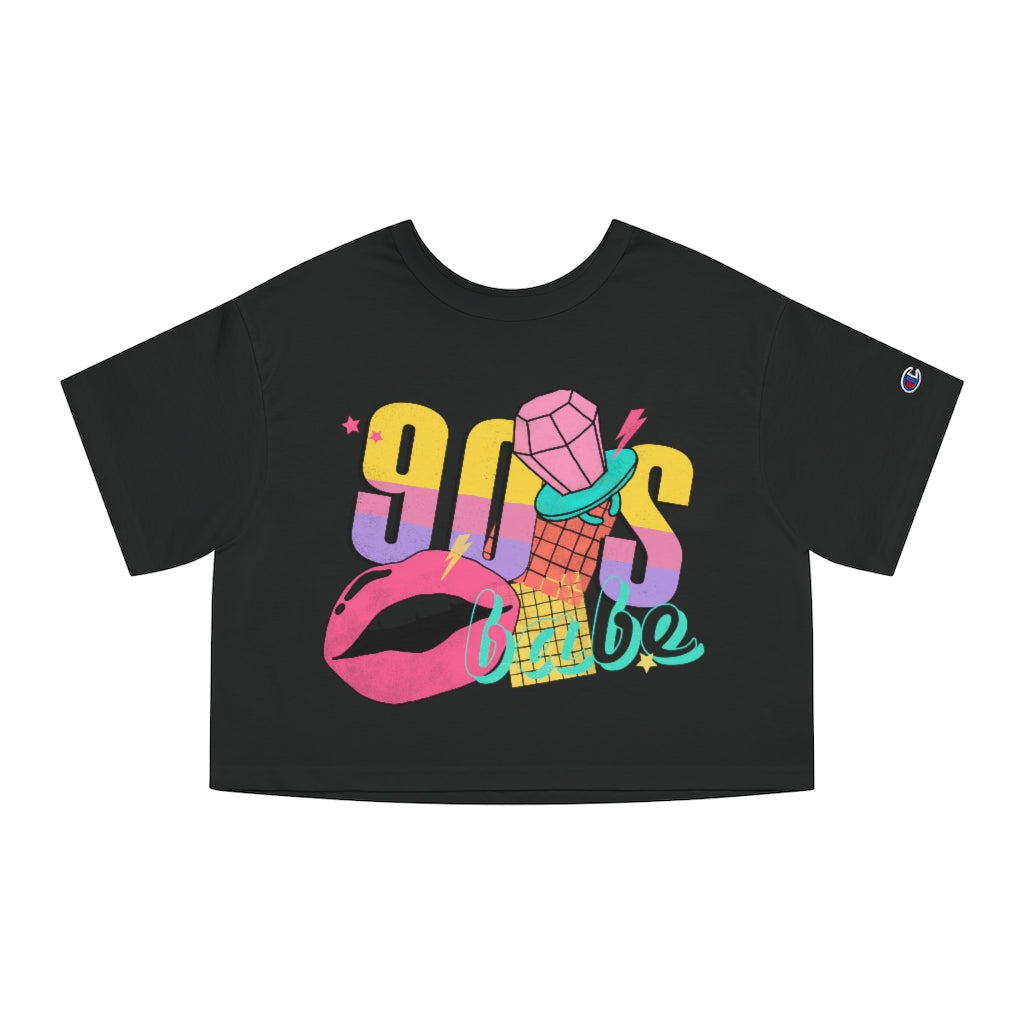 90's Babe cropped Retro T-shirt