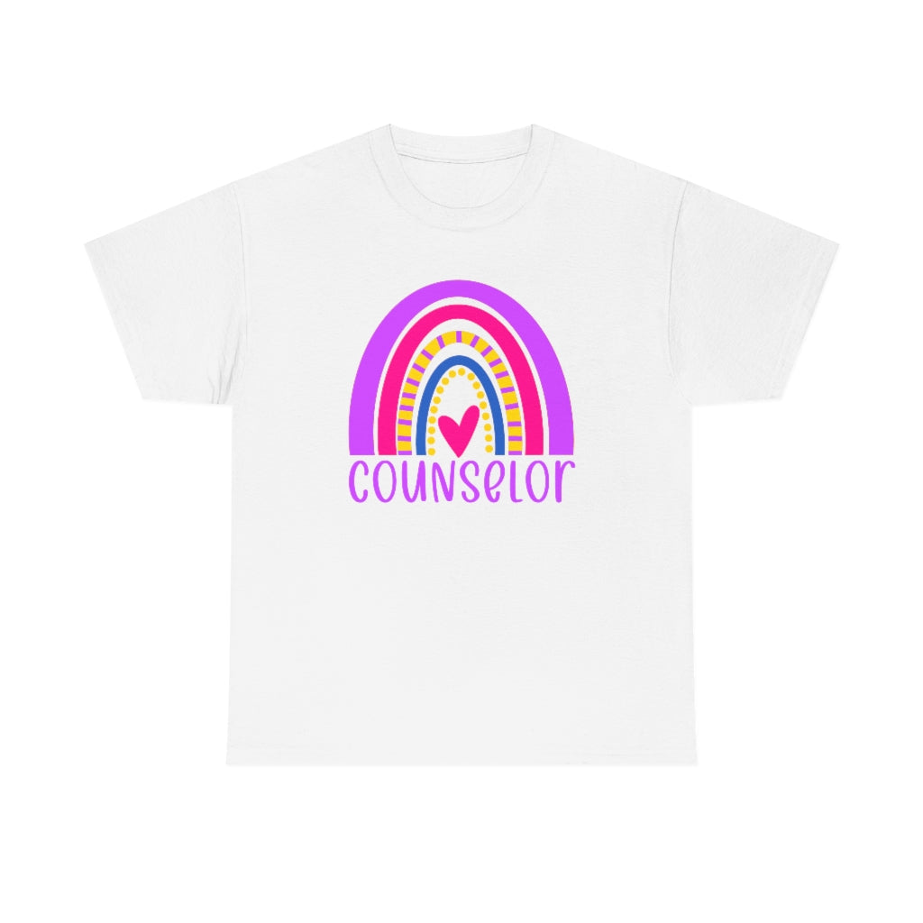School Counselor Rainbow Shirt