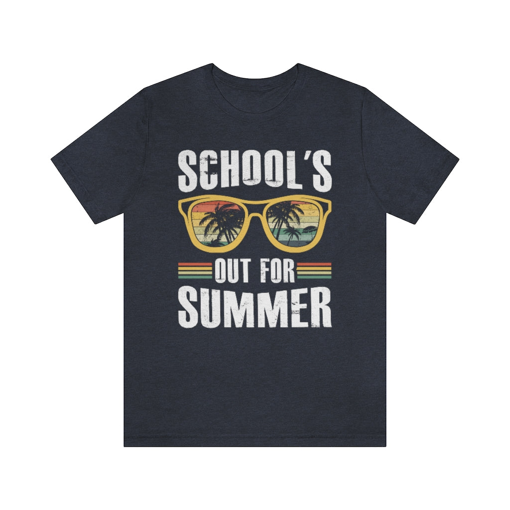 School's Out For Summer Male Teacher T-Shirt Unisex Sizing