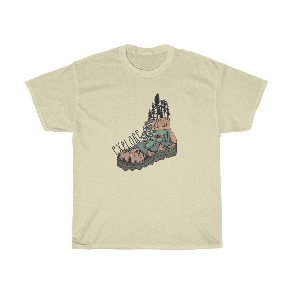 Explore Heavy Cotton Unisex T-shirt