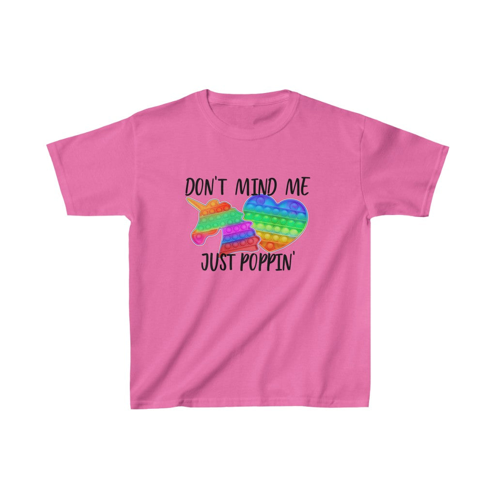 Don't mind Me Just Poppin' Funny Kid's T-shirt